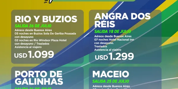 Vacaciones de Invierno en Brasil